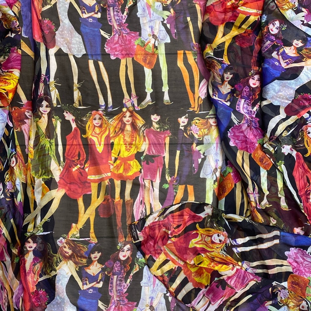 HUGE Ltd Ed. Henri Bendel Izak‎ Girls Scarf Dress